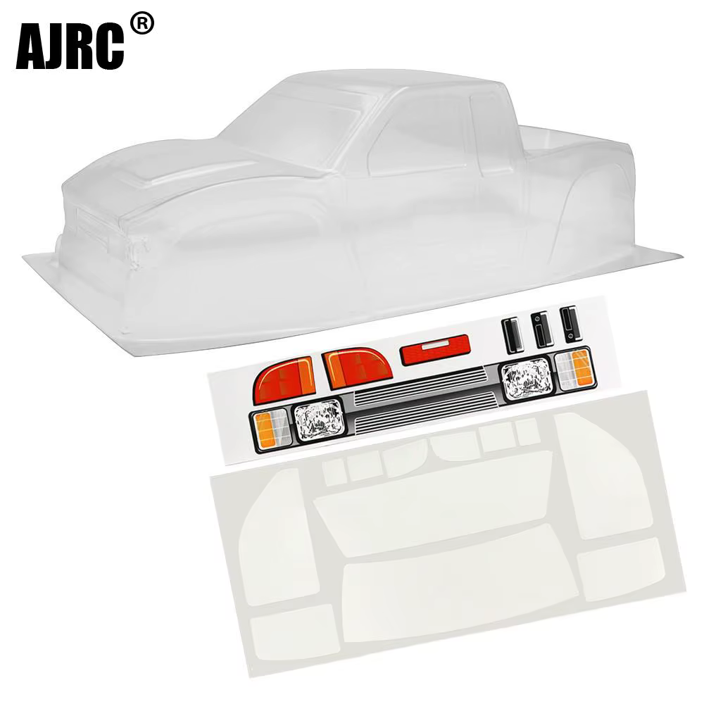 Kit de coque de corps de ramassage transparent, empattement de 12.3 pouces, 313mm, pour chenille axi