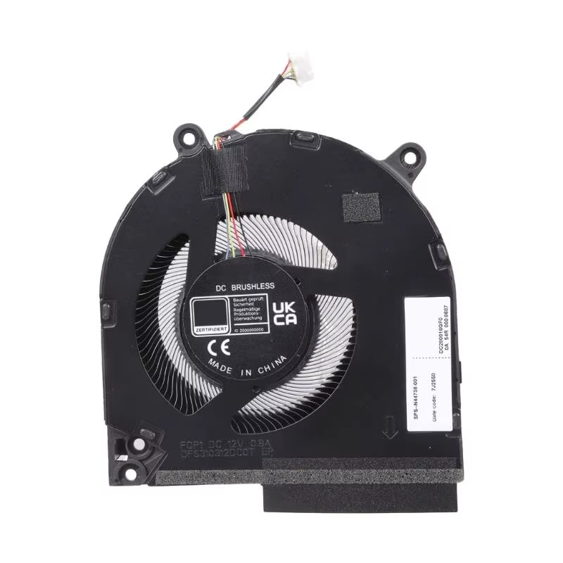 652F CPU GPU ventilateur refroidissement dissipateur thermique ordinateur portable carte graphique v