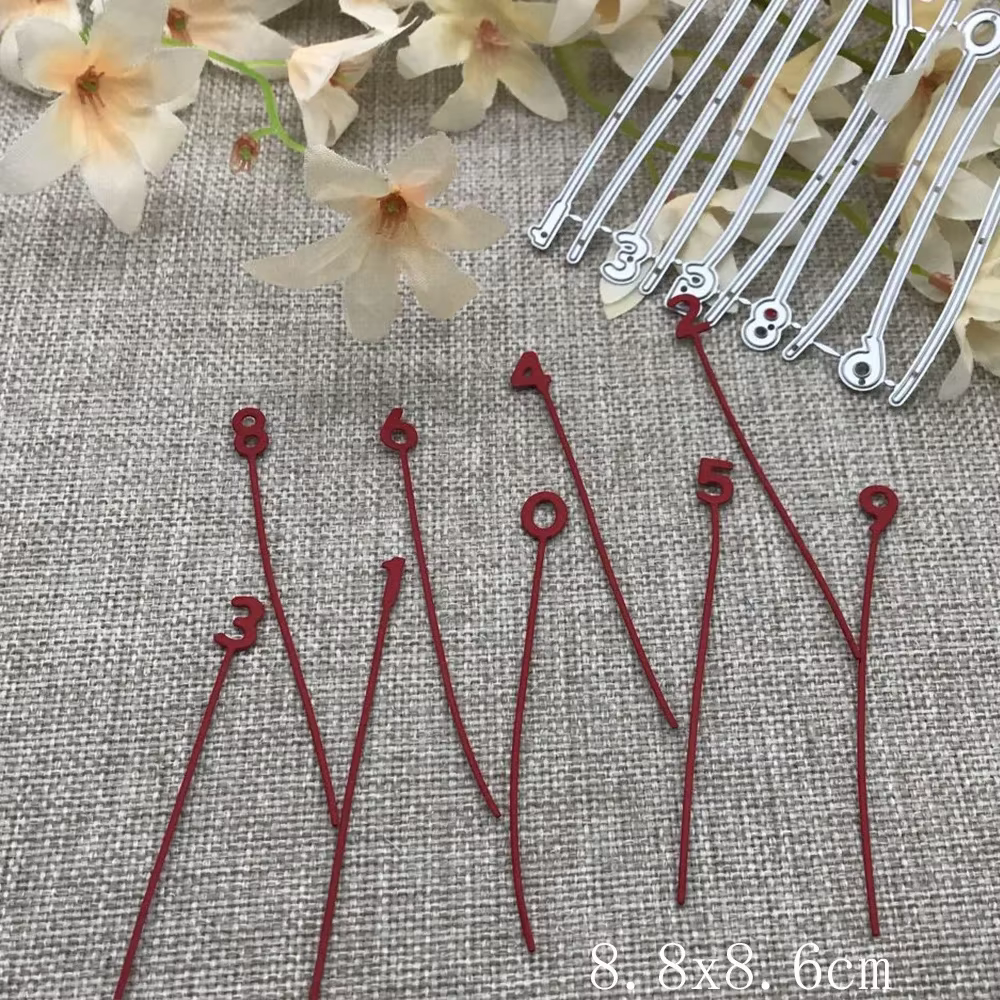 Matrices de découpe en métal pour la création de cartes, pochettes et albums de scrapbooking DIY, id