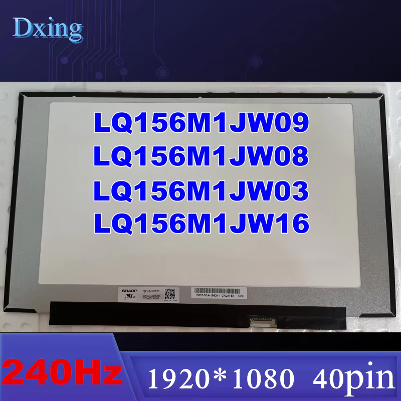 Écran LCD pour ordinateur portable 15.6 pouces, 240Hz, pour MSI GS65 série 1920x1080, 40 broches