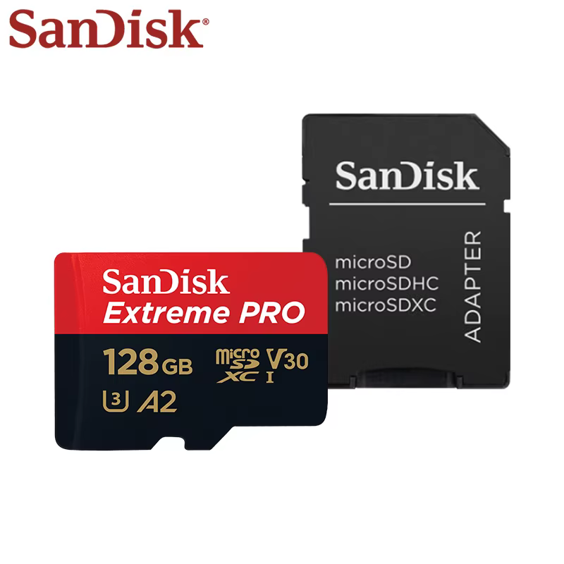 Carte mémoire SanDisk Microsd haute vitesse U3 C10 A2 V30 4K Extreme Pro carte Micro SD jusqu'à 200