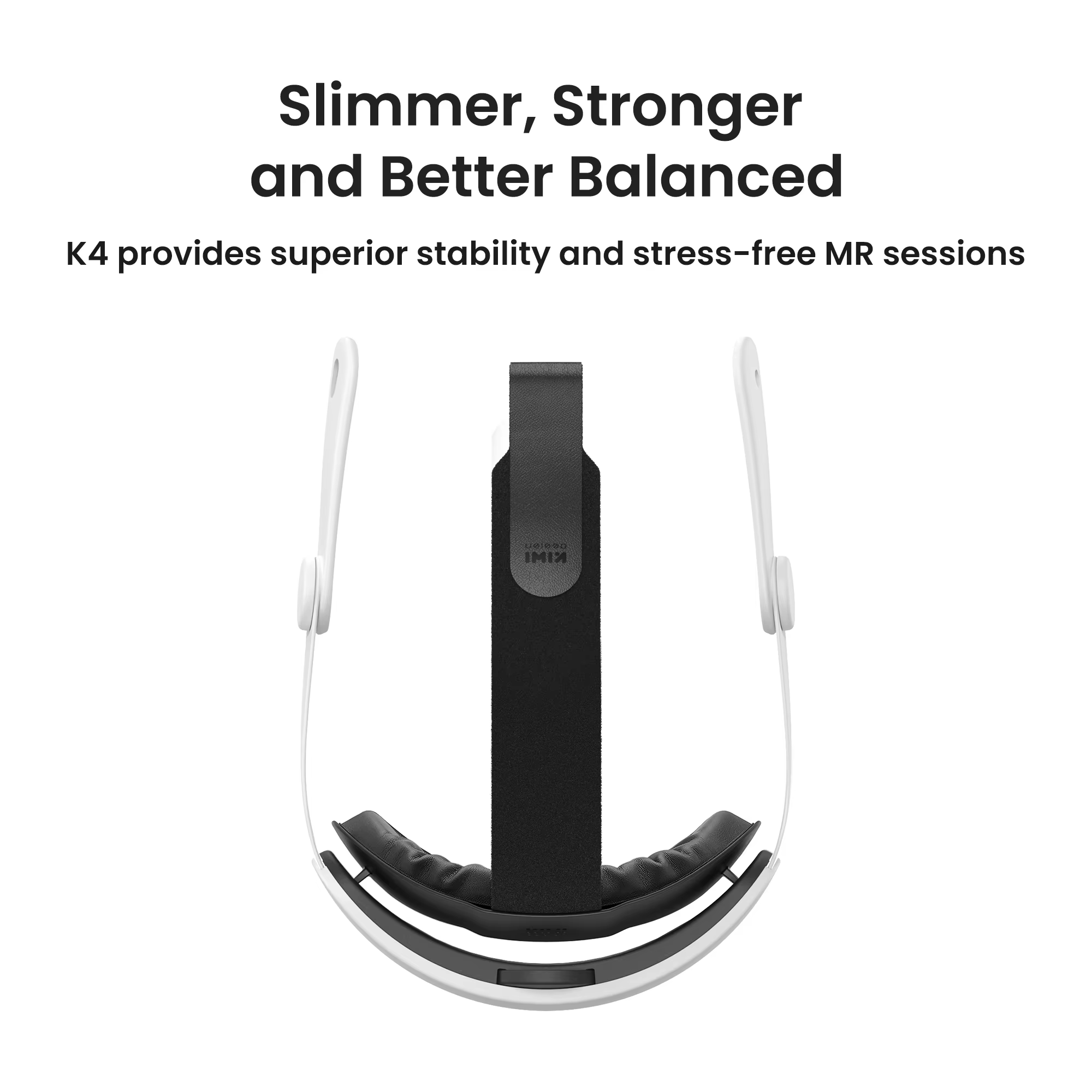 KIWI design K4 sangle de tête confortable Compatible avec Quest 3/Quest 3S Elite Strap VR accessoire