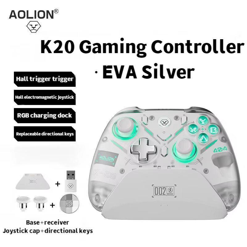 Coque de joystick K20TMR pour console de jeu rétro Switch 2/1, déclencheur linéaire à trois vitesses