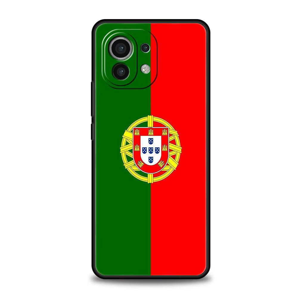 Coque de téléphone Portugal, étui souple pour Xiaomi Mi 17 15T 15 14 14T 13T 12T Pro 12 13 Lite 5G 1