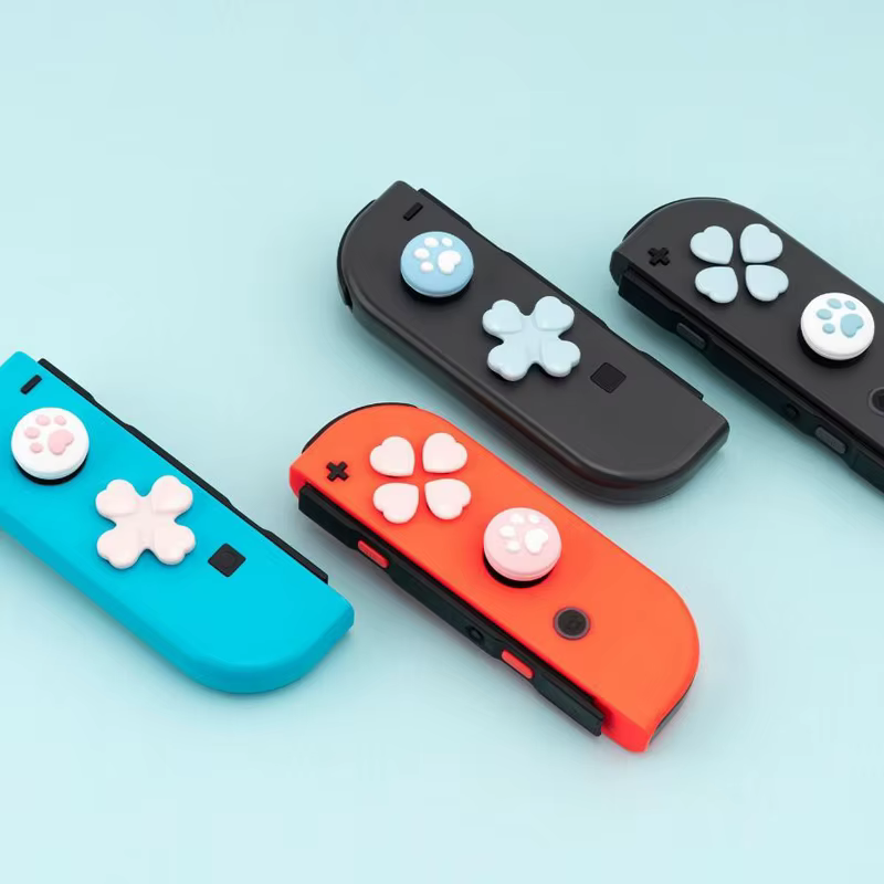 D-pad déplacer bouton de Direction croisée ABXY clé autocollant Joystick pouce bâton poignée couvert