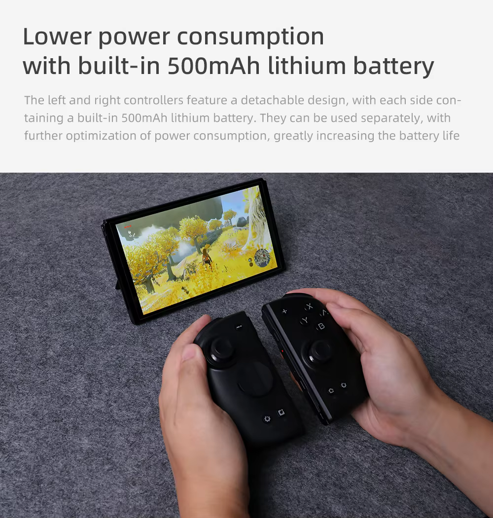 Manette Mobapad M6 Gemini pour Nintendo Switch avec contrôleur à effet Hall, vibration HD pour conso