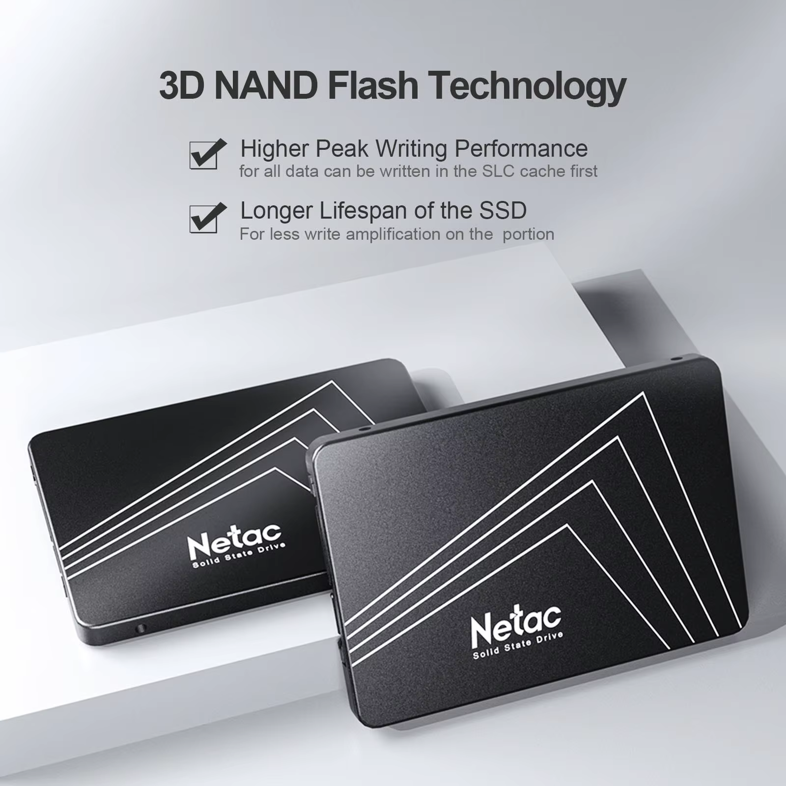 Netac SSD SATA SATA3 SSD 1 to 2 to HD SSD 240GB 256GB 512GB disques durs internes disque SSD pour PC