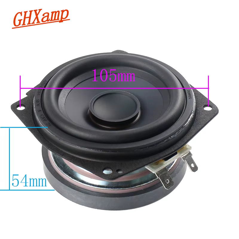 1 PC 3.5 pouces 97mm haut-parleurs mi-basse cône en aluminium magnésium 4ohm 35W Woofer haut de gamm