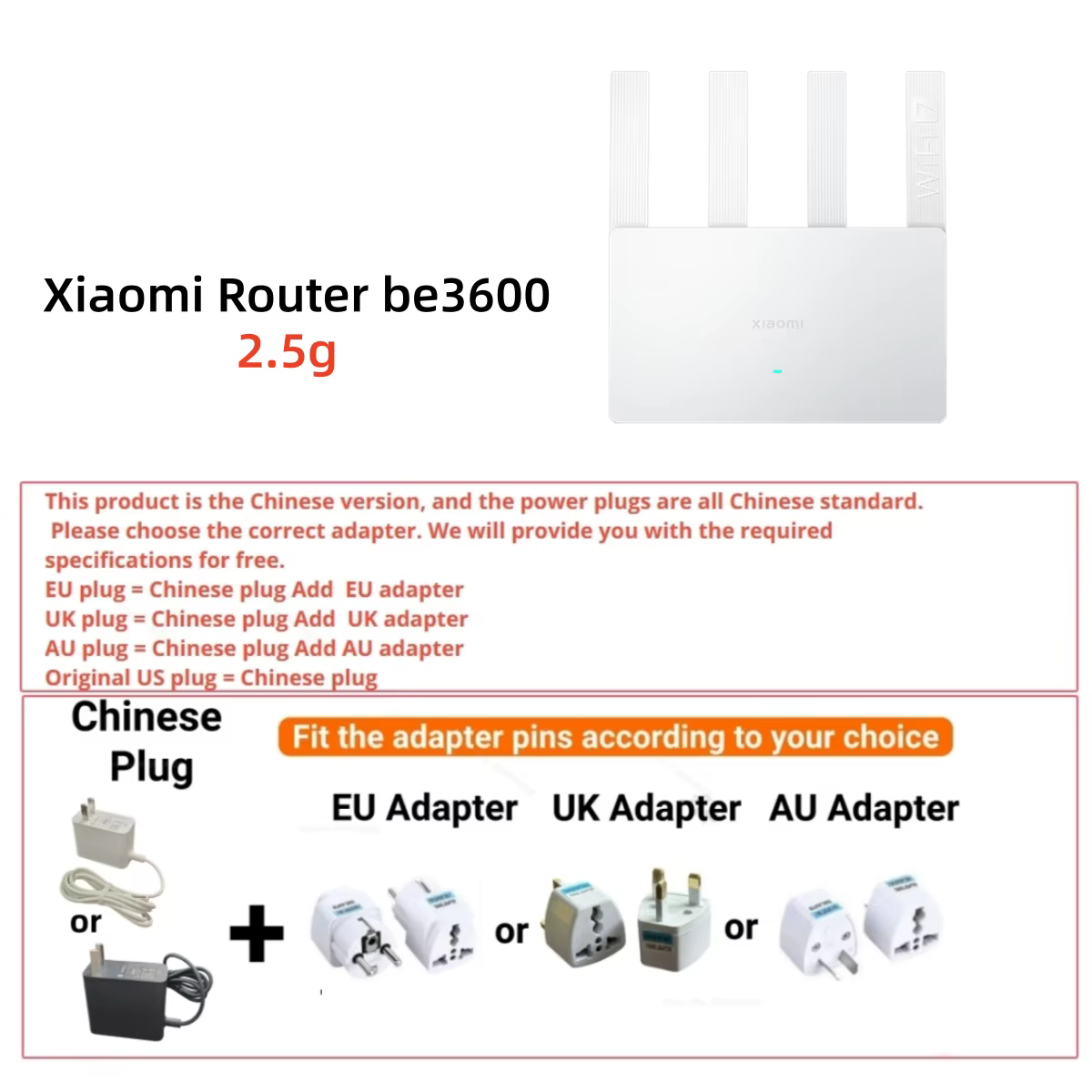 Xiaomi-Routeur BE3600 Qualcomm Quad Core Gaming Treatmuqueuse, réseau maillé LAN WAN, répéteur d'exp