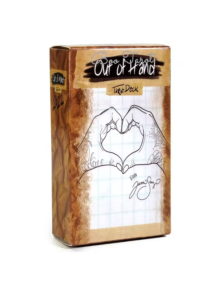 Jeu de cartes de tarot Out of Hand, A 78, art unique, inination Board Games, Taro Playing, Full Engl