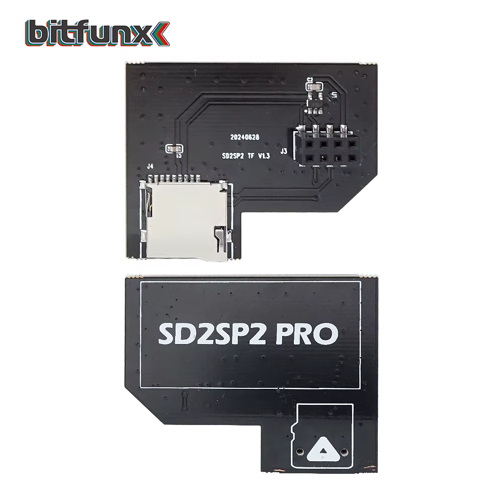 Bitfunx V1.3 SD2SP2 Pro adaptateur de carte SD charge SDL carte Micro SD lecteur de carte TF pour Ni