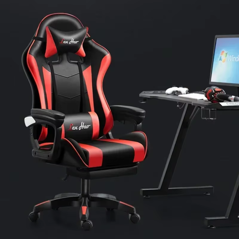Chaise de Gaming Ergonomique et Confortable, Mobilier Multifonctionnel pour Ordinateur, Bureau et Ma