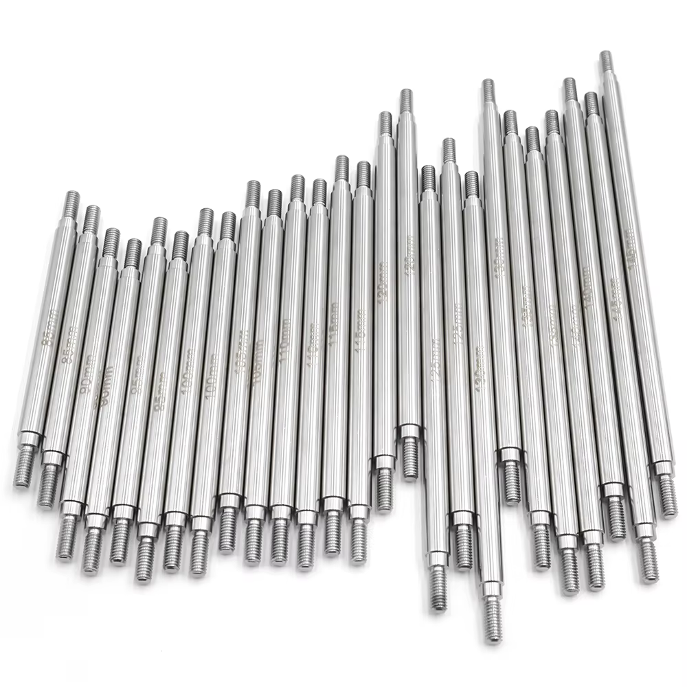 YEAHRUN 2 pièces ensemble de liaison en acier inoxydable tige de liaison M4 6x50-155mm pour Axial SC