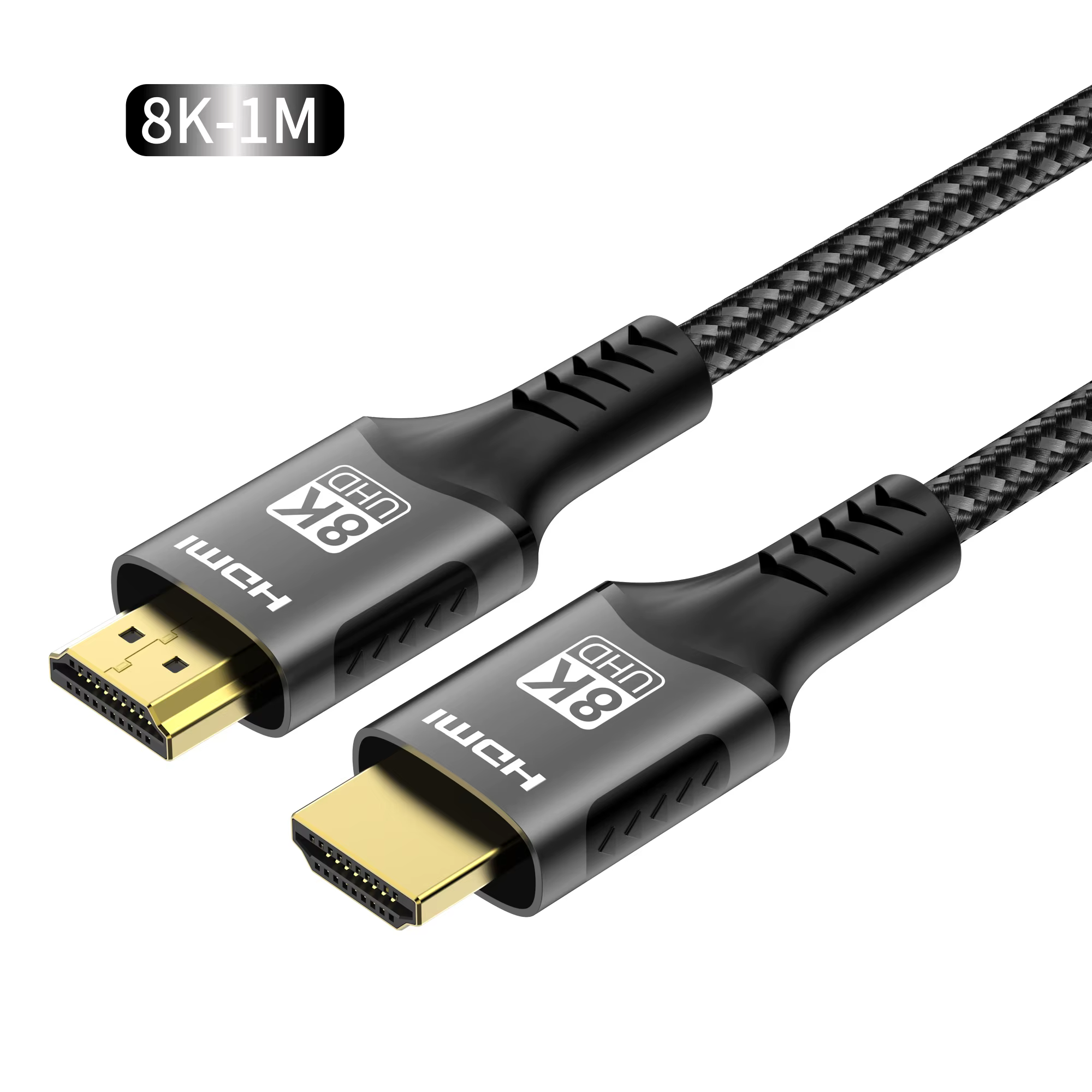 Câble 2.1, 8K, Compatible HDMI, 8K @ 60Hz, 48Gbps, ARC HDCP, HDR Ultra haute vitesse pour câble vidé