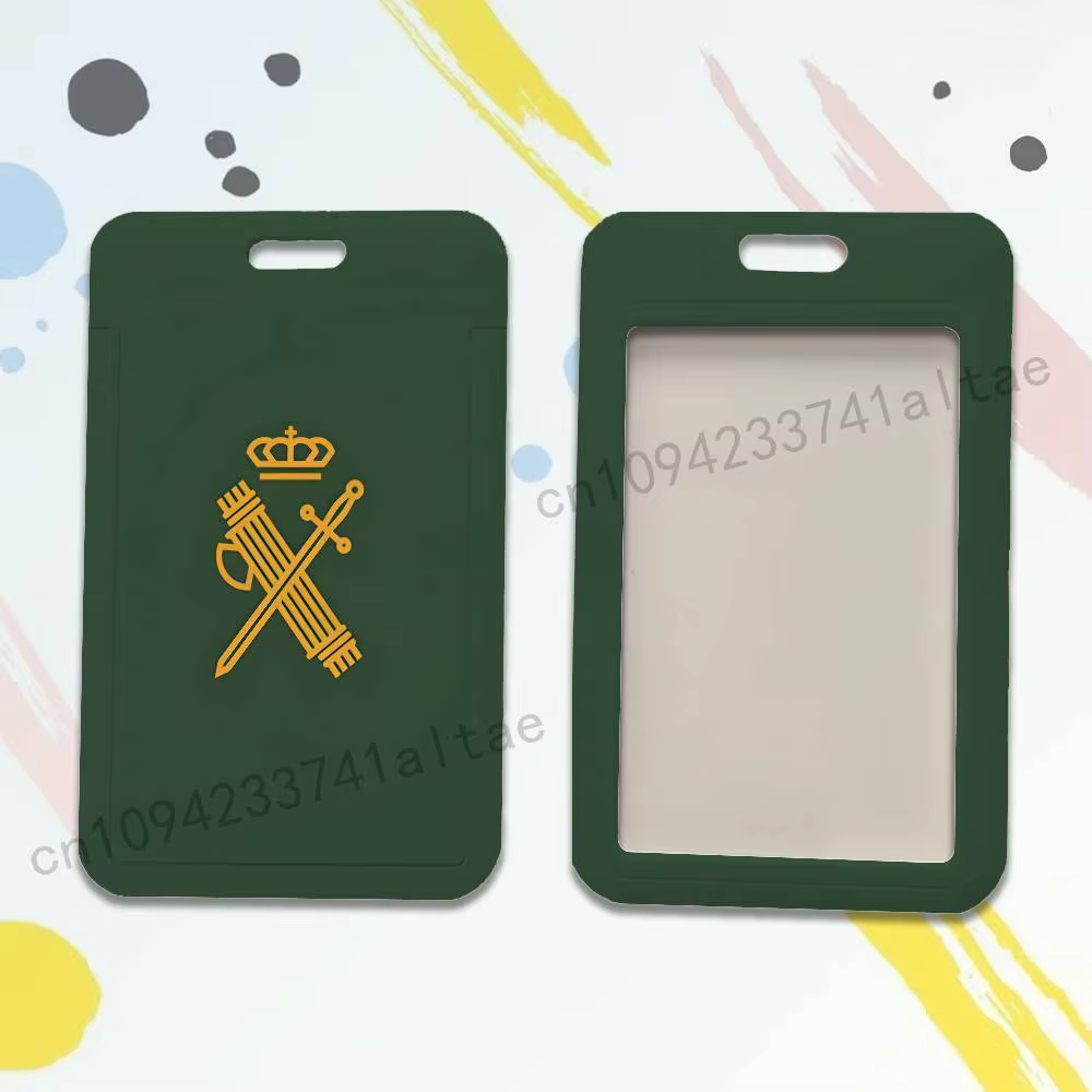 Porte-badge d'identité avec emblème de la Guardia Civil espagnole, pour carte de transport, carte de