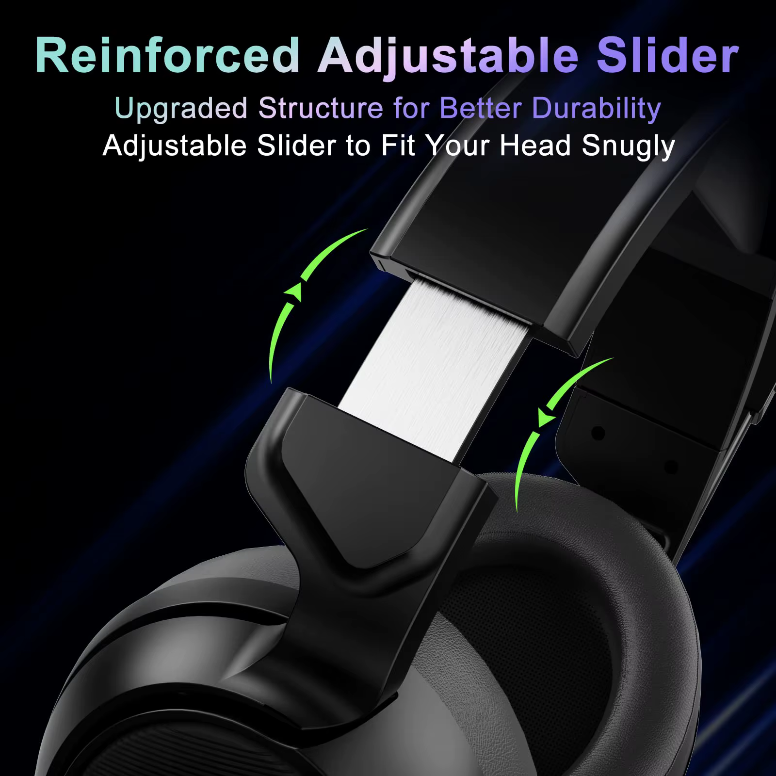 Jeecoo-Casque de jeu USB V20U, écouteurs à son surround, micro antibruit, coussinets d'oreille en mo