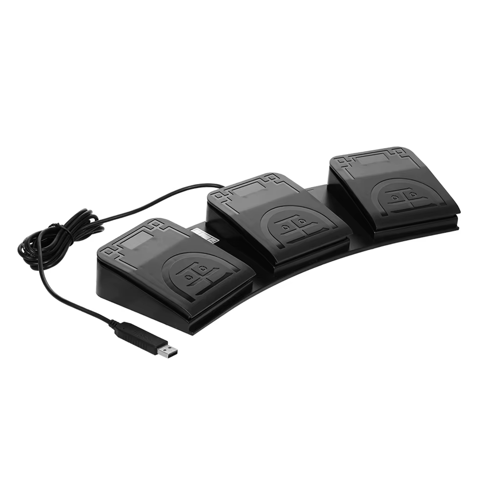 Clé de commande de commutateur au pied USB, clavier d'ordinateur personnalisé, pédale d'action pour 