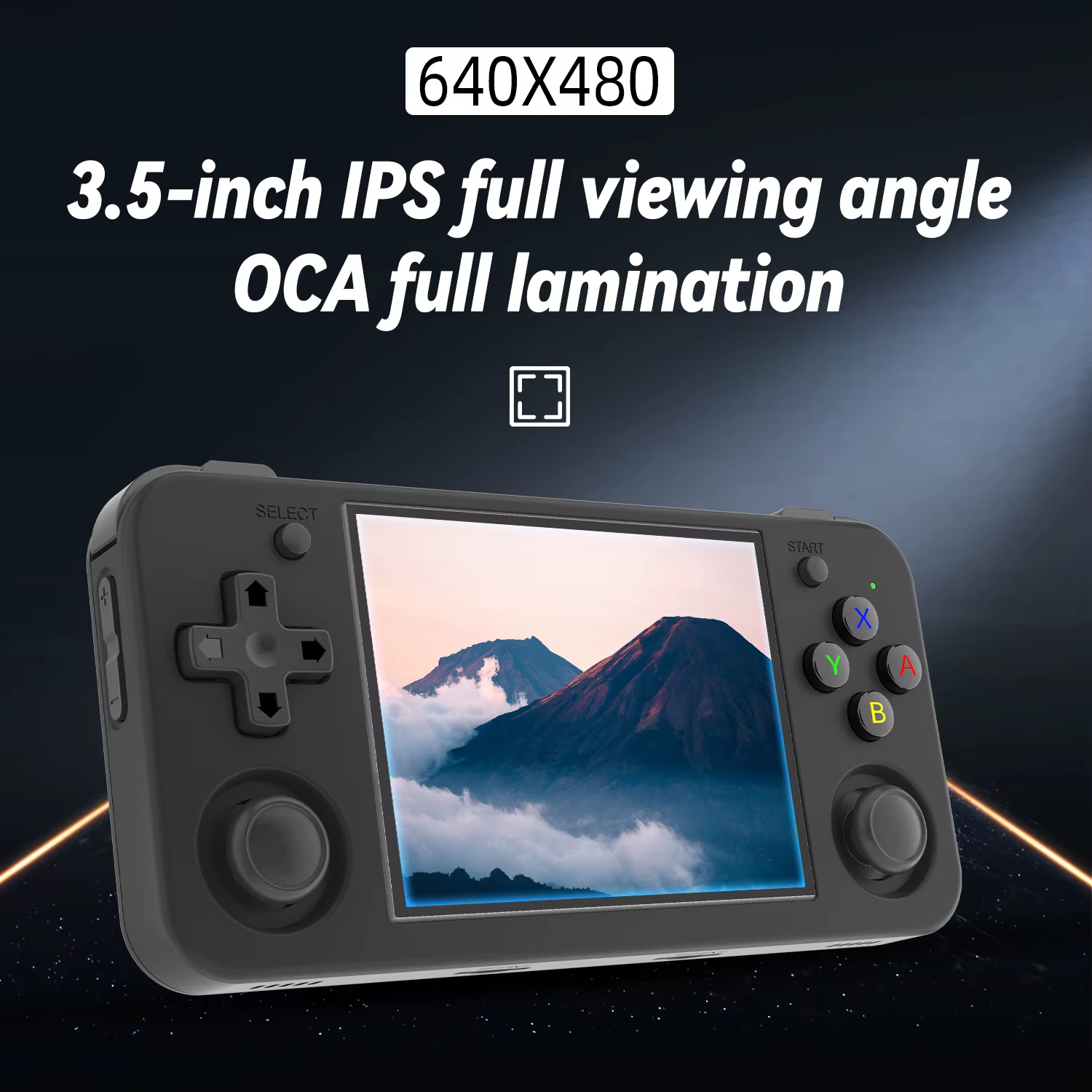 ANBERNIC RG35XX H Consoles portables pour jouer des jeux vidéo 3.5 pouces IPS 640*480 écran rétro le