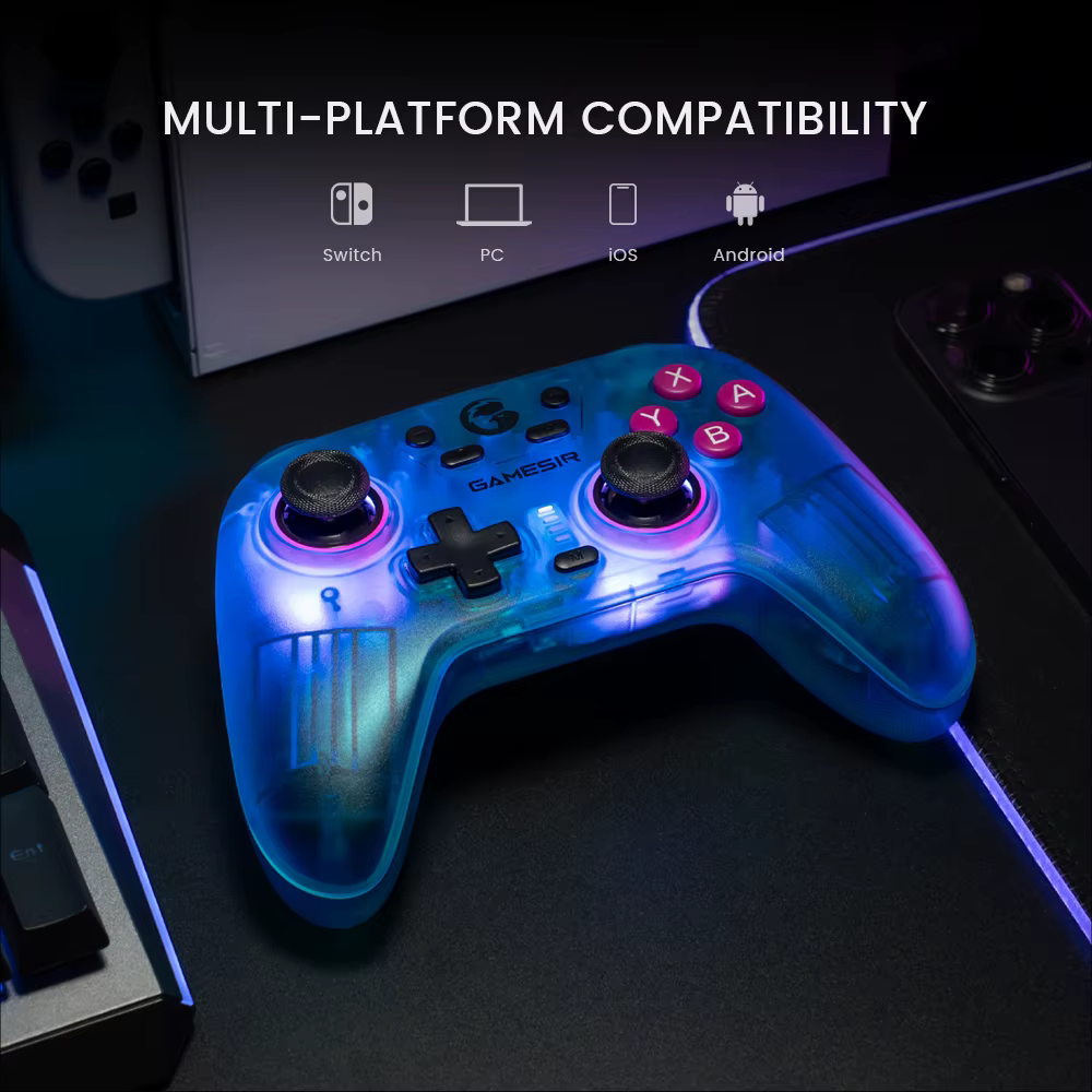 GameSir Nova contrôleur de commutateur sans fil manette Bluetooth avec effet Hall pour Nintendo Swit