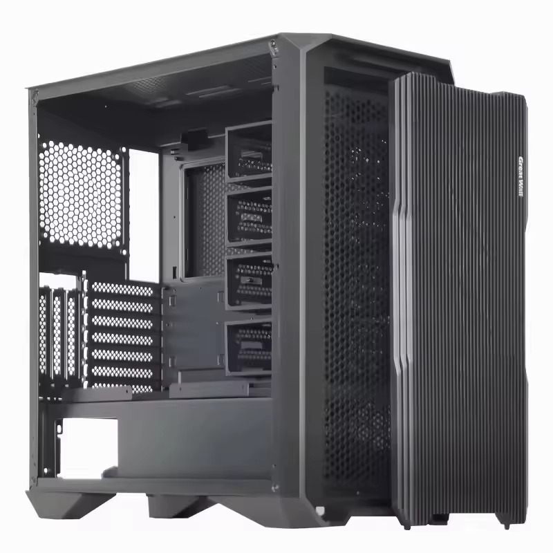 Boîtier de serveur Tower ATX pour PC de jeu, tour d'ordinateur RGB, compatible avec les cartes mères