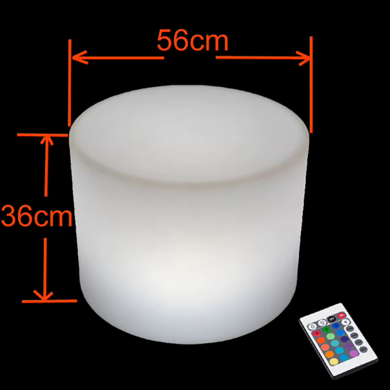 Chaise de tabouret de forme de LED SK-LF21, intervalles, style d'ananas, proxy de 16 documents, quat