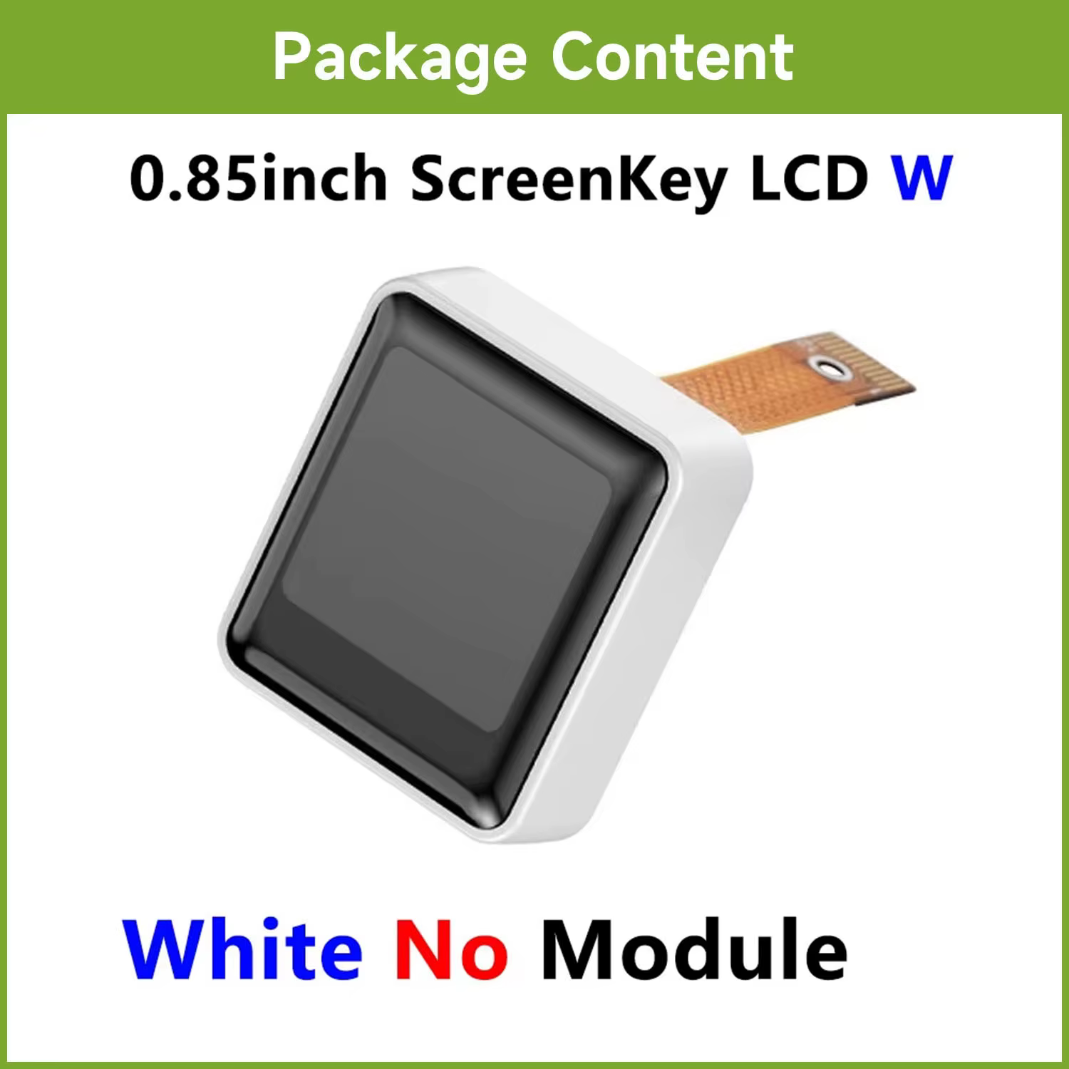 Écran d'affichage LCD Waveshare 0,85 pouce avec clavier mécanique à boutons 128x128 pour Arduino / R