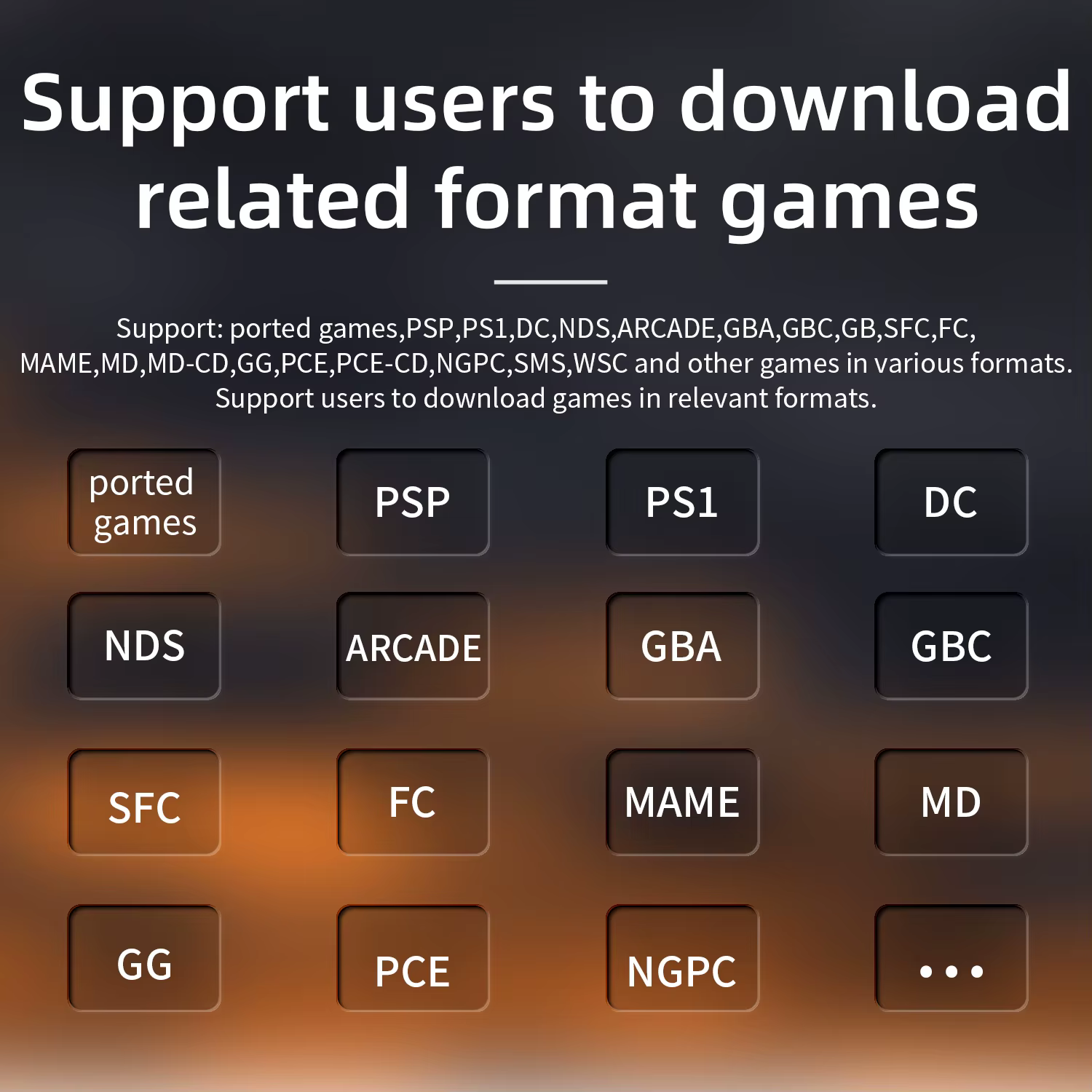 ANBERNIC RG35XX H Console de jeu portable écran IPS 3.5 pouces Linux H700 lecteur de jeux vidéo rétr