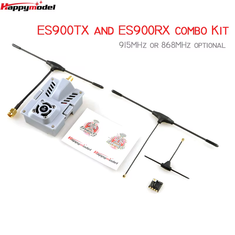HappyModel ES900TX ES900RX 915Mhz 868MHz ExpressLRS ELRS RF Module récepteur ensemble pour avion RC 