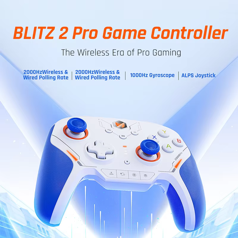 BIGBIG WON Blitz 2 Pro contrôleur sans fil taux de retour 2000Hz contrôleurs somatosensoriels APEX p