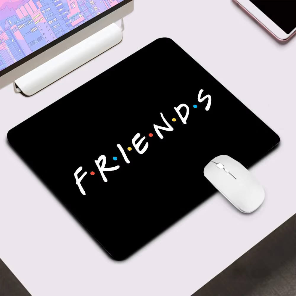 Tapis de souris de jeu XXL pour ordinateur portable, avec citations de la série télévisée Friends, t