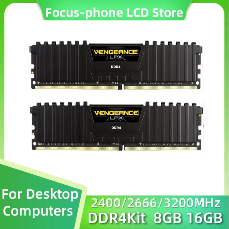 CORSAIR-Mémoire RAM DDR4 pour ordinateur de bureau, Vengeance 16 Go, 8 Go, 3200MHz, 3600MHz, Dimm, R