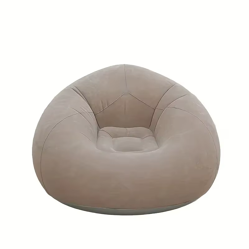 Chaise longue gonflable d'extérieur - Polypropylène durable avec pompe à air, pliable, gonflage rapi