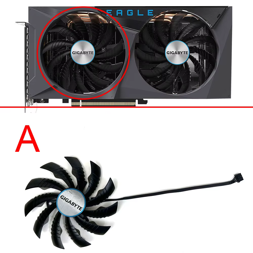 Ventilateur de refroidissement pour carte graphique Gigabyte GeForce RTX 3060 3060Ti EAGLE OC 95MM P