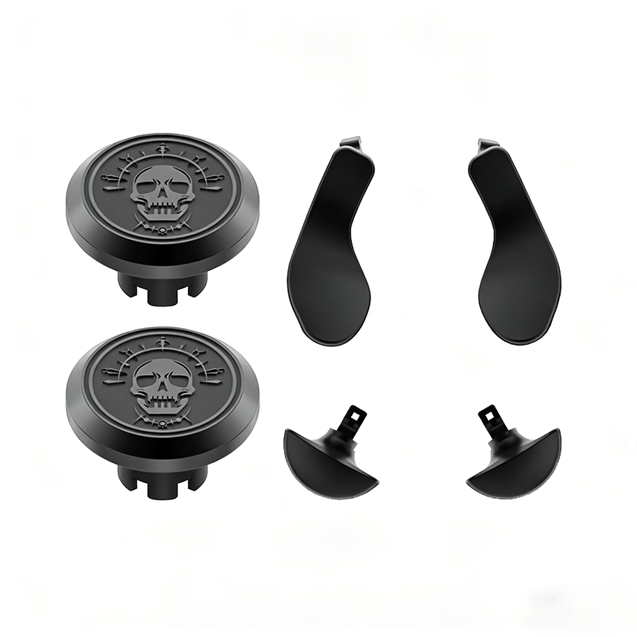 Capuchon et jeu de palettes de Joystick en métal 6 en 1 pour manette PS5 Elite, accessoires, compren