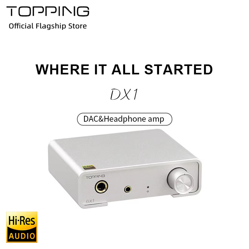 TOPPING DX1-Amplificateur de casque pour notaires, machine intégrée AK4493S, DSDMatte