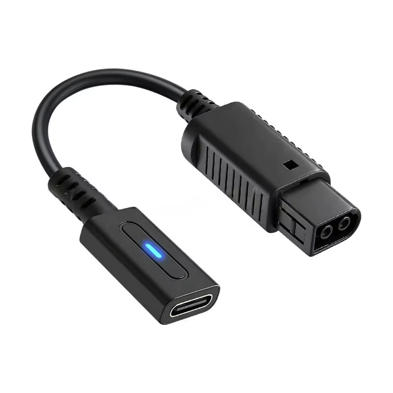 Câble d'alimentation USB C 45W PD de 12 cm pour console NGC, cordon d'alimentation pour jeux Nintend