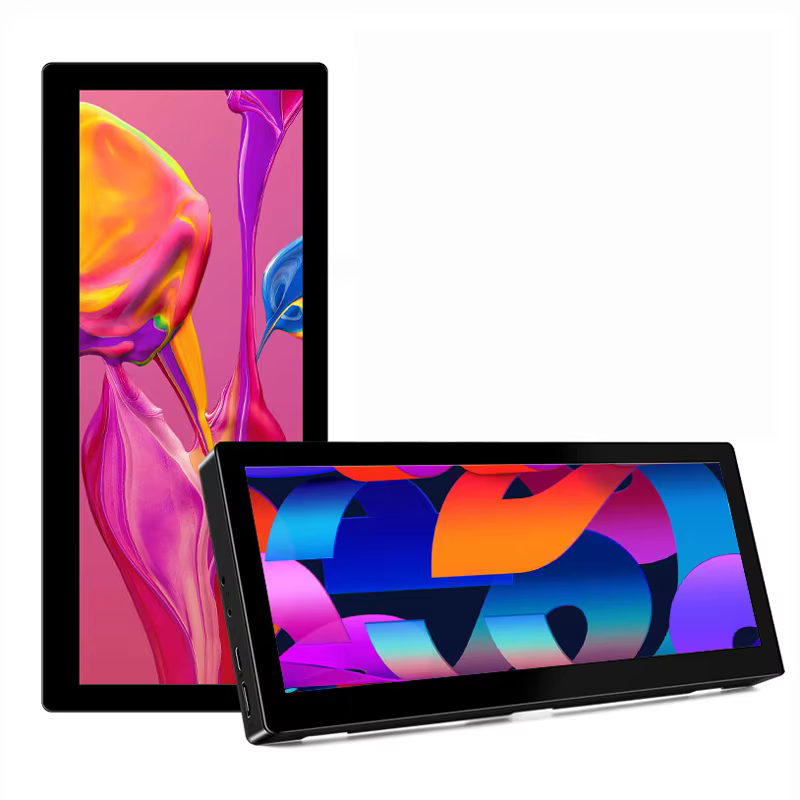 Petit moniteur à écran tactile de 10,3 pouces, Mini écran tactile IPS 1920x720, HDMI USBC, pour ordi