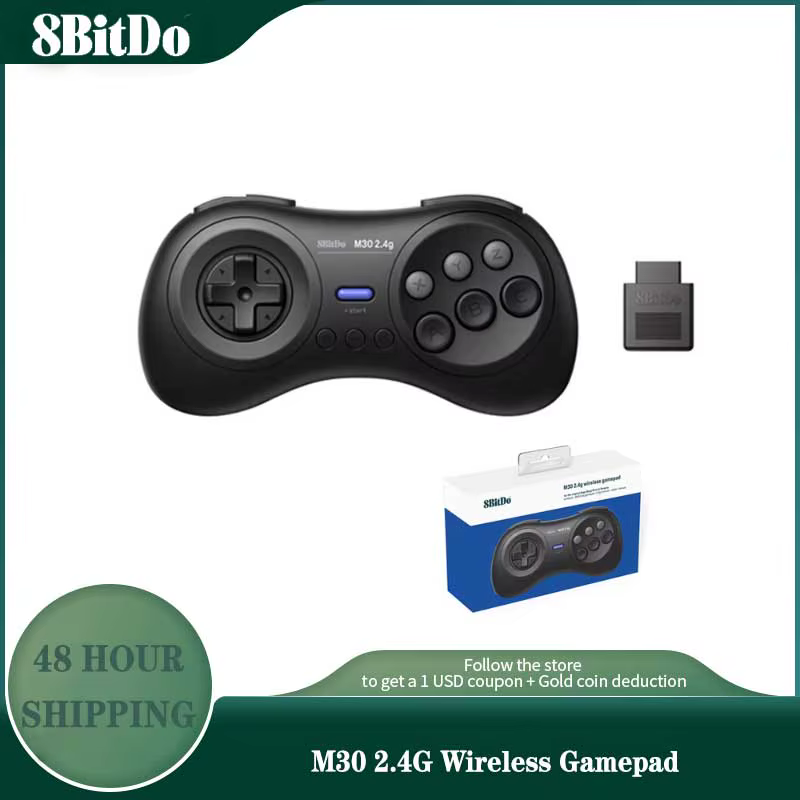 8bitdo – manette de jeu M30 sans fil 2.4 ghz, pour Sega Genesis et Sega Mega Drive - Sega Genesis d'