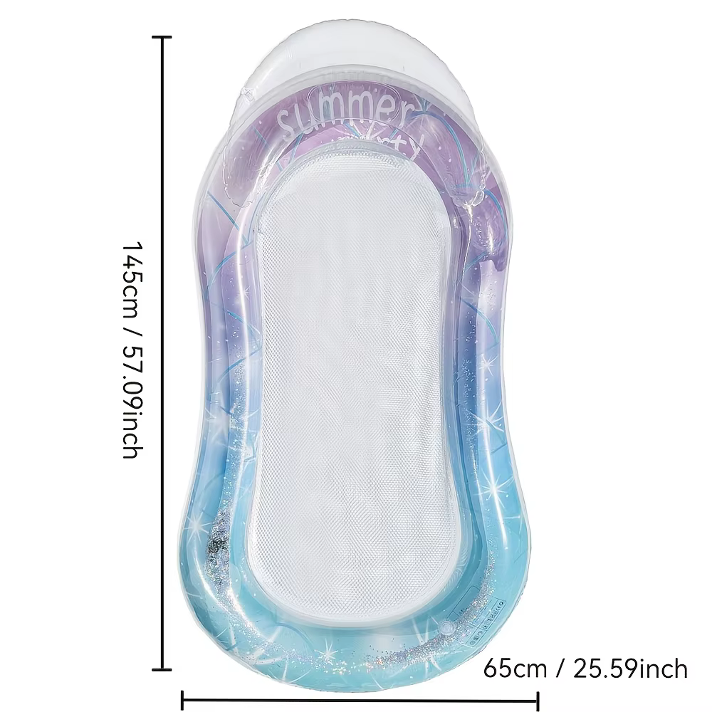 Chaise longue de piscine, bateau flottant, hamac flottant, chaise longue gonflable flottante, jeux d