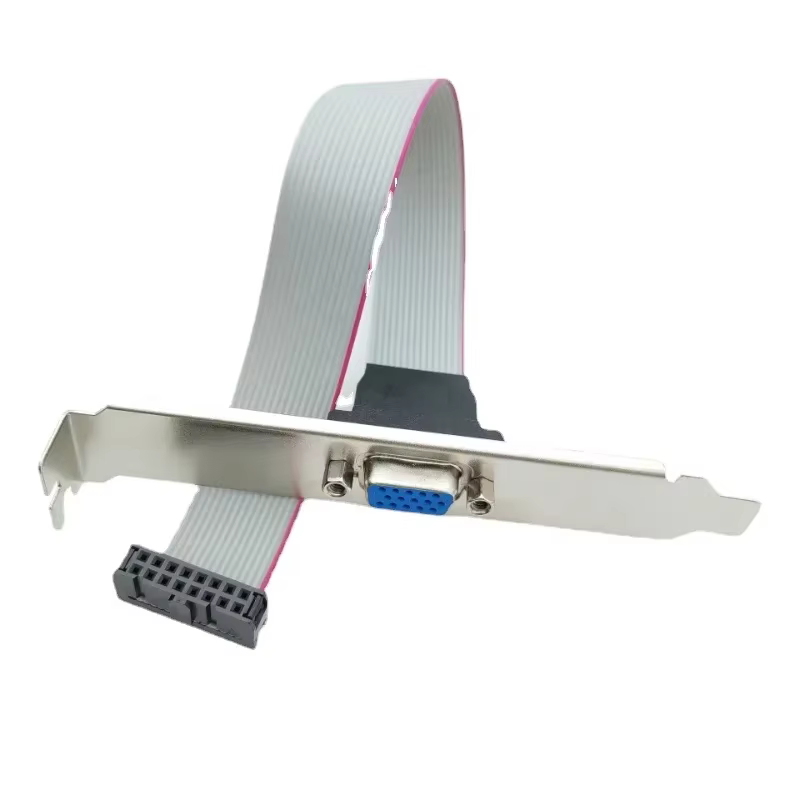 Carte graphique principale, Interface VGA 2.54mm FC-16P 16 broches femelle à 15 broches, support de