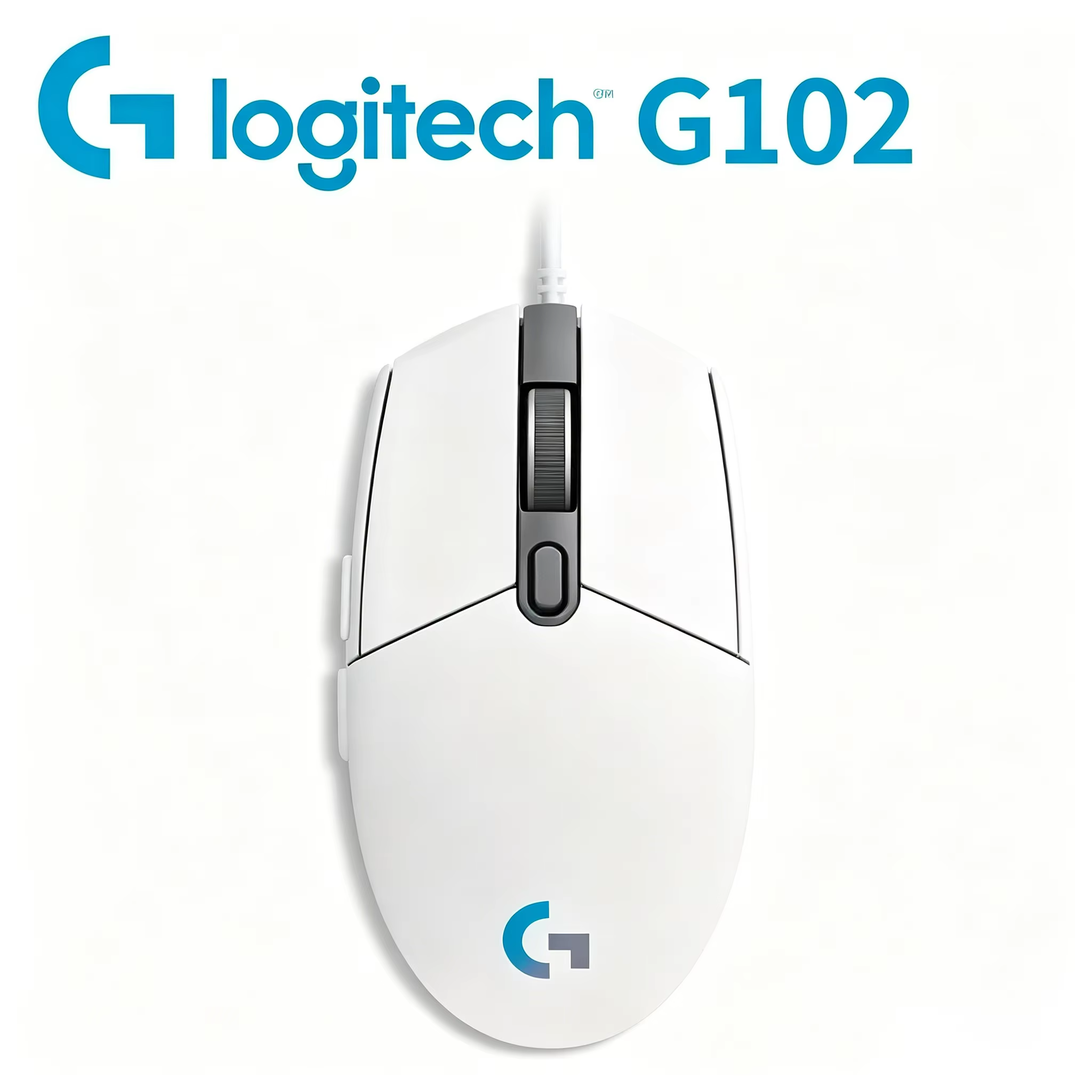 Souris Logitech G102, souris ergonomique originale, optique, 8000 DPI, 16,8 millions de couleurs LED