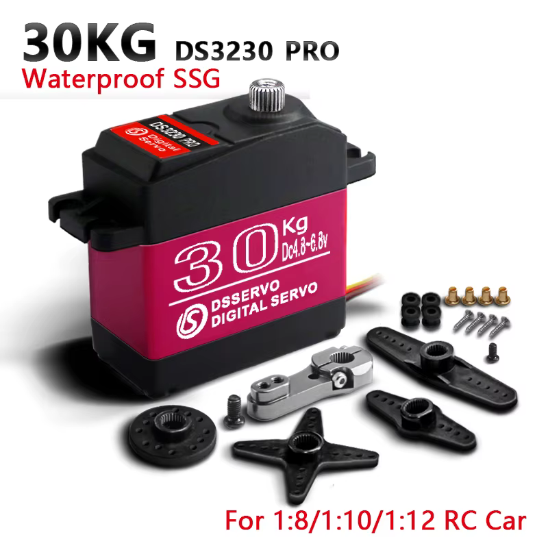 1X Servo étanche 20Kg 25Kg 30Kg 35Kg 40Kg servo haute vitesse engrenage métallique Servo numérique R