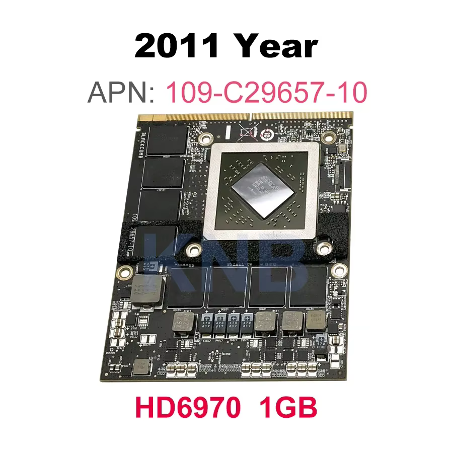 Carte graphique originale HD6970M HD6970, 1 go 2 go, pour iMac 27 "A1312 109-C29657-10, année 2011