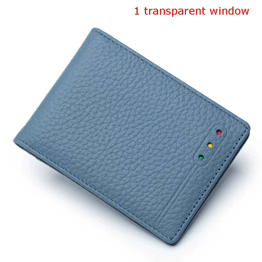 Porte-cartes en cuir de vachette pour hommes, planificateur de conducteur, porte-cartes d'affaires,