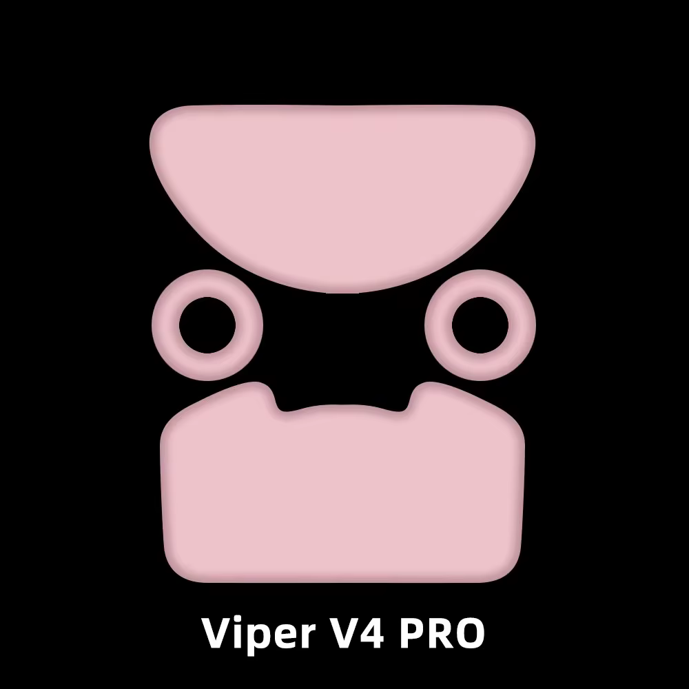 Patins de souris Orignal Esports Tiger Gaming ICE V2 Yanzhi Q pour souris Razer Viper V4 Pro, glisse