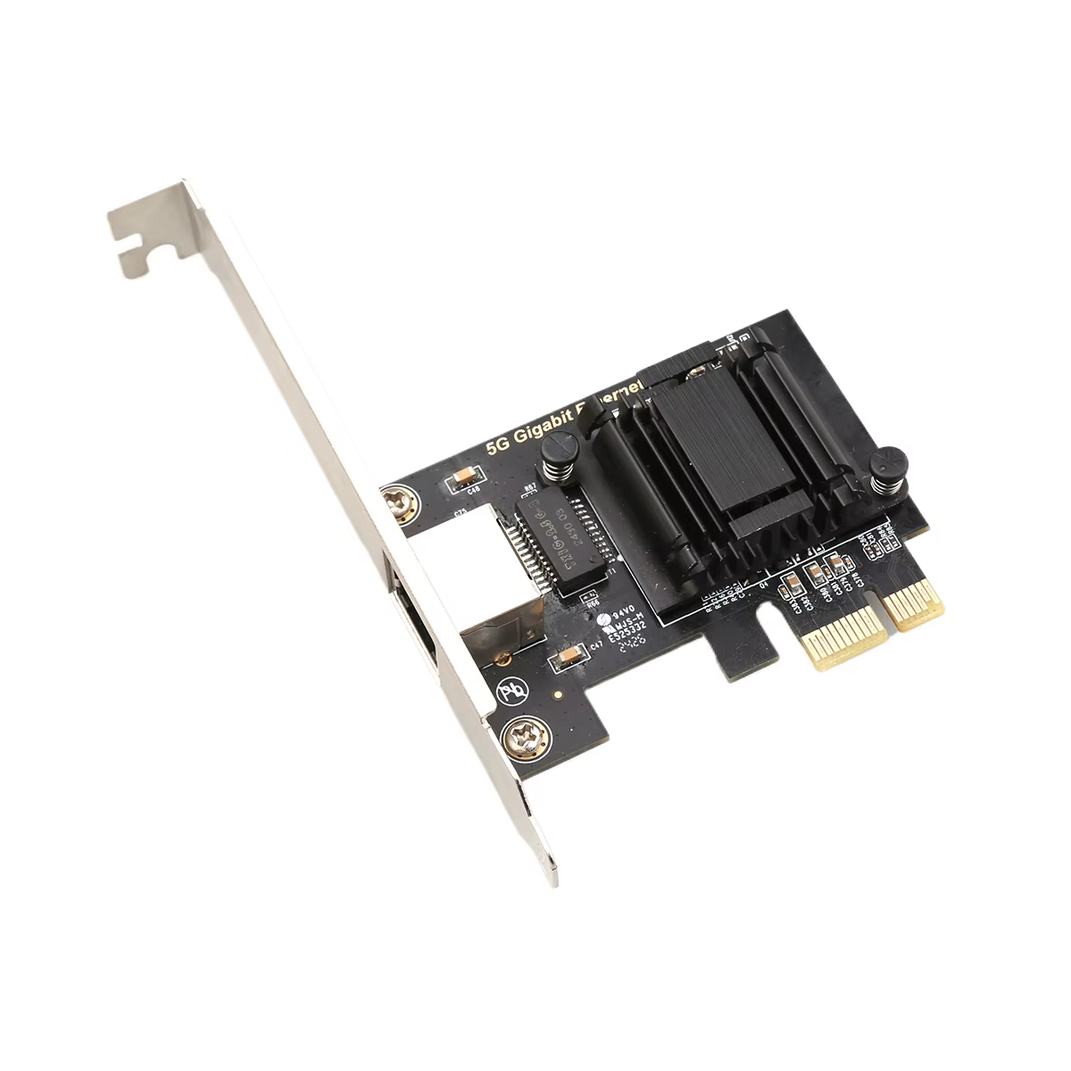 Carte réseau PCIe3.1 1X 5G Lan, Port unique, 5Gbps, fournit des vitesses multi-réseau, Gigabit Ether