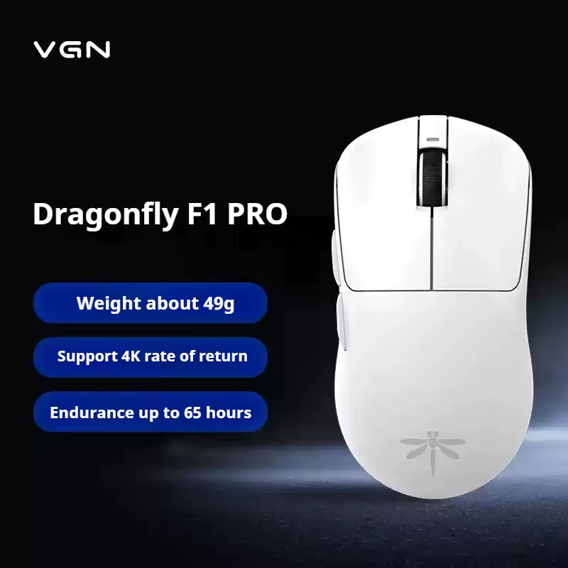 VGN libellule F1 Pro Max 4k souris sans fil double mode souris de jeu Moba 2.4G filaire léger e-spor