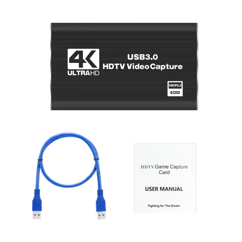 Carte de capture 4K, dispositif de capture vidéo Compatible HDMI avec USB 3.0 1080p pour PS4 Xbox Sw