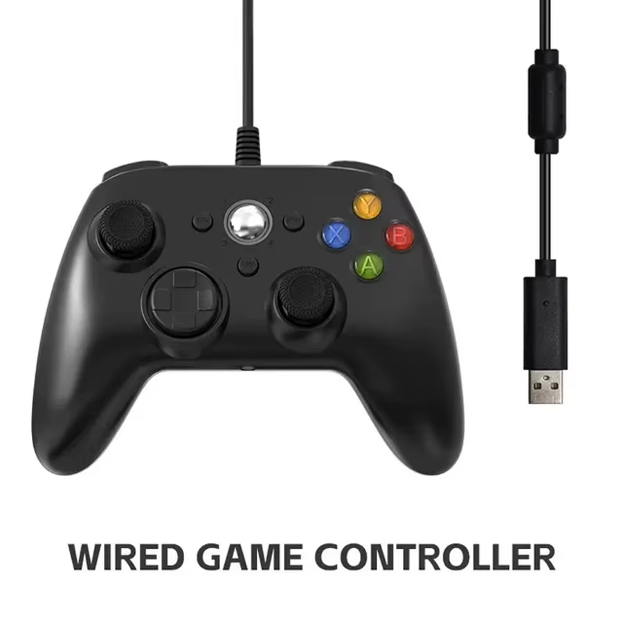 Manette de jeu sans fil et filaire USB, contrôleur de jeu pour Xbox 360, accessoires PC, kit joystic