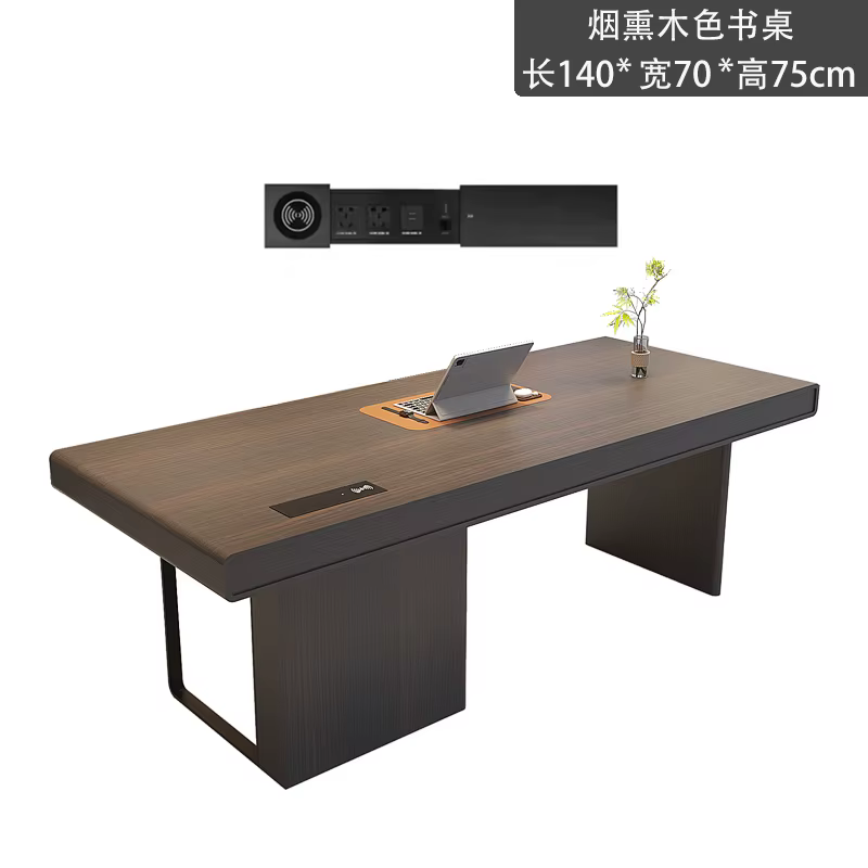 Bureau ergonomique spacieux, Table sur pied de luxe au Design européen, postes de travail parfaites,